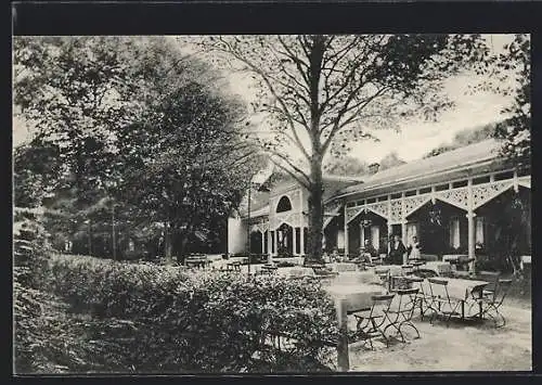 AK Varel / Oldenburg, Restaurant-Cafe Varelerwald, Terrasse