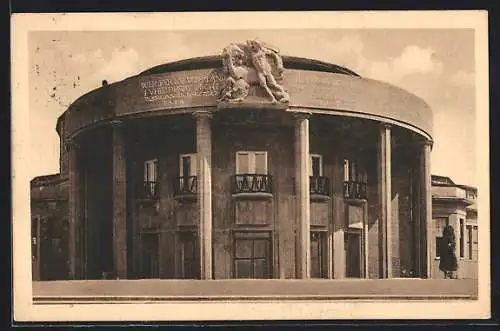AK Breslau, Ausstellung zur Jahrhundertfeier der Freiheitskriege 1913, Eingang zur Jahrhunderthalle