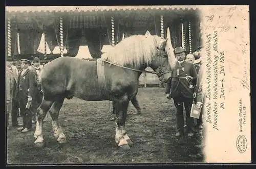 AK München, deutsche Landwirtschaftsgesellschaft, 19. Wanderausstellung 1905