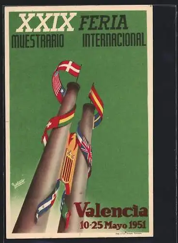 AK Valencia, XXIX Feria Muestrario Internacional 1951