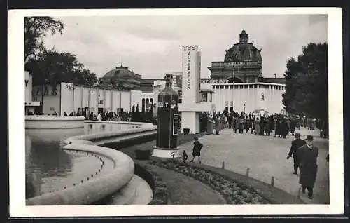 AK Budapest, Internationale Messe 1937, Autosyphon
