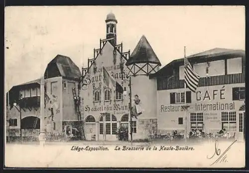 AK Liége, Exposition, La Brasserie de la Haute-Bavière