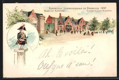 AK Brüssel, Exposition Internationale 1897, Bruxelles Kermesse