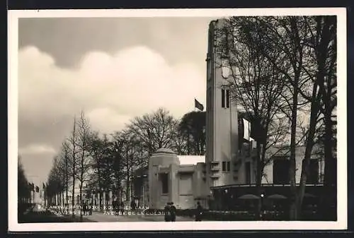 AK Anvers, Exposition Internationale 1930, Avenue de la Colonie