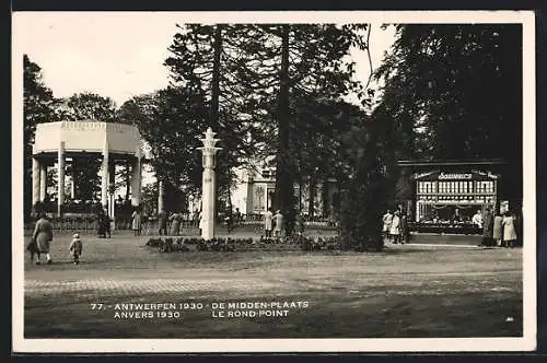 AK Anvers, Exposition Internationale 1930, Le Rond-Point