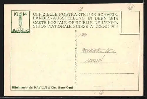 AK Bern, Schweiz. Landes-Ausstellung 1914, Restaurant Studerstein