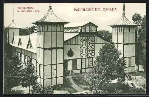 AK Milano, Esposizione 1906, Padiglione del Canada