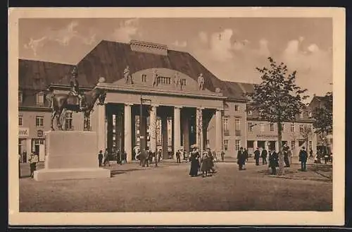AK Leipzig, Intern. Baufach-Ausstellung 1913, Portal an der Reitzenhainer Strasse