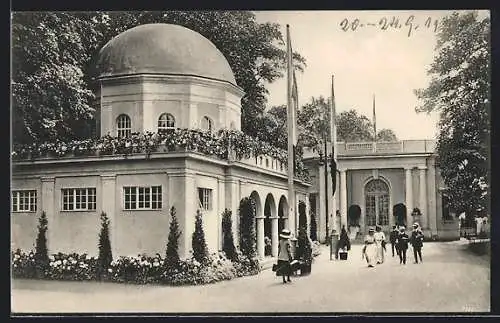 AK Dresden, Internationale Hygiene Ausstellung 1911, Italienischer Pavillon