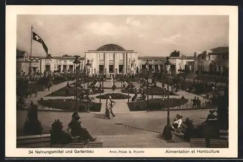 AK Bern, Schweiz. Landes-Ausstellung 1914, Nahrungsmittel und Gartenbau