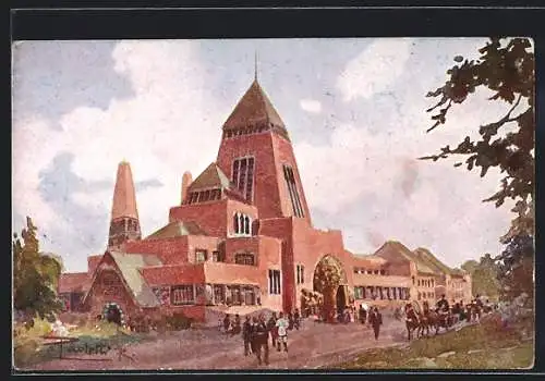 Künstler-AK Torino, Esposizione Internationale - internationale Ausstellung 1911, Padiglione del Ungheria