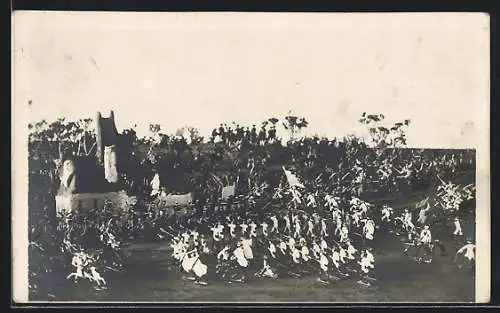 AK Wien, Zinnsoldaten-Ausstellung 1915, Miniaturdarstellung der Schlacht von Kundersdorf 1759