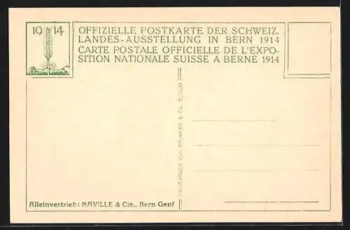 AK Bern, Landes-Ausstellung 1914, Restaurant Neufeld