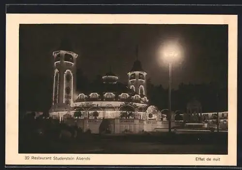 AK Bern, Schweizerische Landes Ausstellung 1914, Restaurant Studerstein