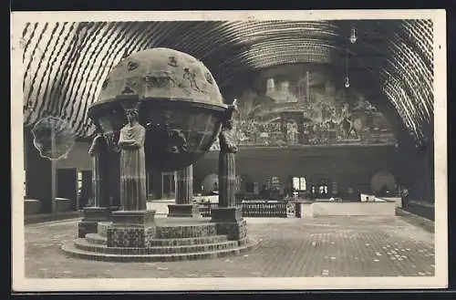 AK München, D. V. A. 1925, Halle I, Innenansicht, Ausstellung