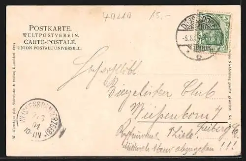 AK Düsseldorf, Internationale Kunst- u. Gartenbau-Ausstellung 1904, Alt-Düseldorf