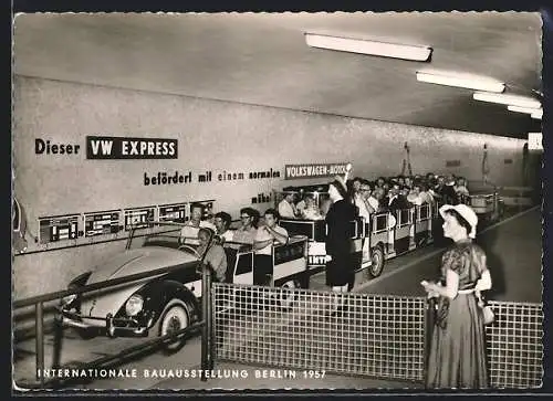 AK Berlin, Internationale Bauausstellung 1957, Volkswagen