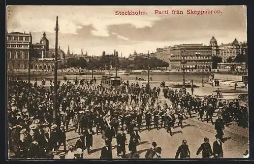 AK Stockholm, Parti fran Skeppsbron