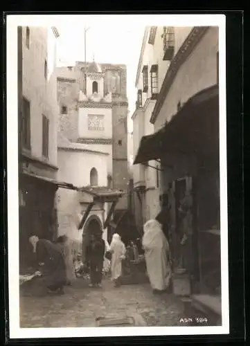 Fotografie unbekannter Fotograf, Ansicht Algier - Alger, Une Rue de la Casbah
