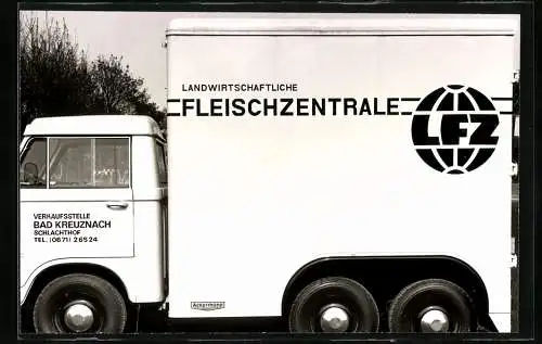 Fotografie Ackermann-Fahrzeugbau Wuppertal, Lastwagen Aufbauten, LKW Kühlaufbau Fleischzentrale in Bad Kreuznach