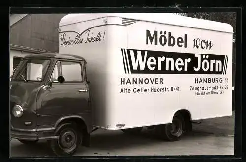 Fotografie Ackermann-Fahrzeugbau Wuppertal, Lastwagen Aufbauten, LKW Fa. Möbel Werner Jörn in Hannover & Hamburg