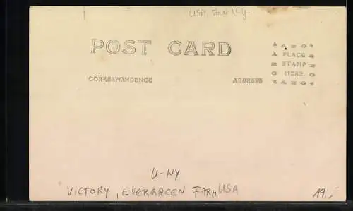 AK Victory, NY, Evergreen Farm