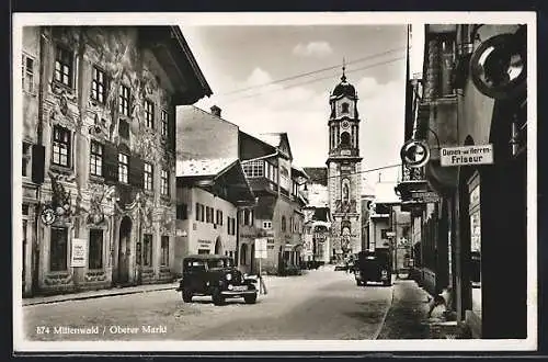 AK Mittenwald, Partie am Oberen Markt