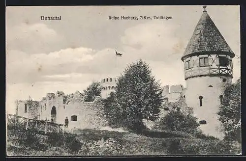 AK Tuttlingen / Donautal, Ruine Honburg