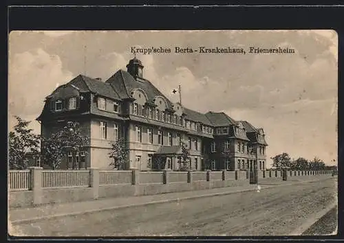 AK Friemersheim, Krupp`sches Berta-Krankenhaus