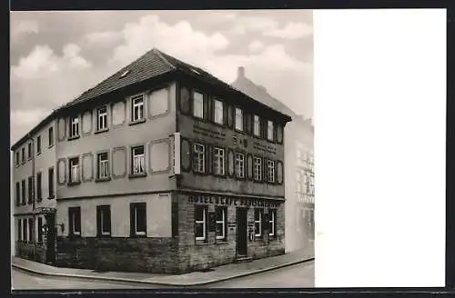 AK Eberbach /Neckar, Hotel Badischer Hof, Inh. H. Donecker
