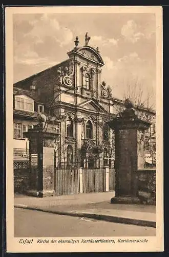 AK Erfurt, Kirche des ehemaligen Kartäuserklosters, Kartäuserstrasse