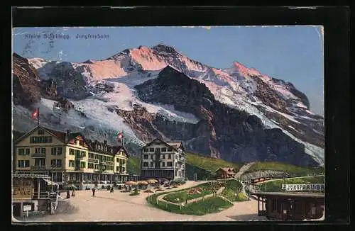 AK Kleine Scheidegg, Jungfraubahn am Kurhaus