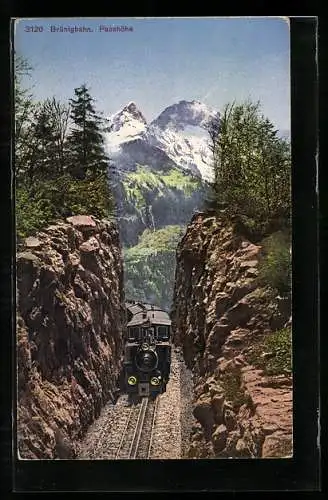 AK Brünigbahn, Bergbahn an der Passhöhe