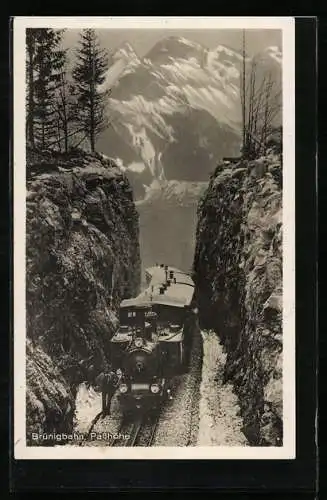 AK Brünig-Bergbahn, Passhöhe