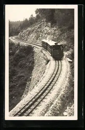 AK Zahnradbahn auf dem Hochschneeberg