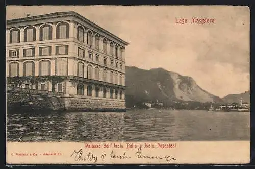 AK Isola Bella /Lago Maggiore, Palazzo dell`Isola Bella e Isola Pescatori
