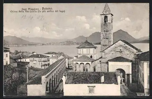 AK Baveno, Lago Maggiore, Chiesa della Via Crucis
