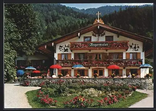 AK Rottach-Egern, Café-Restaurant-Pension Angermaier