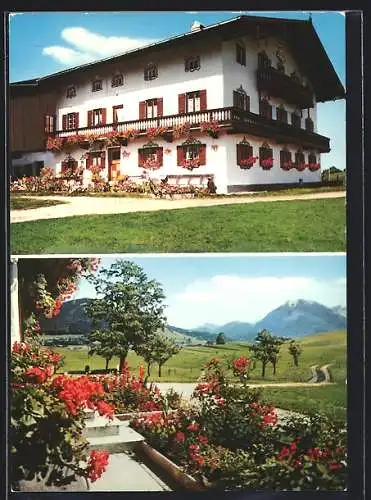 AK Hundham /Leitzachtal, Die Pension Haus Gottenau, Inh. N. und K. Estner