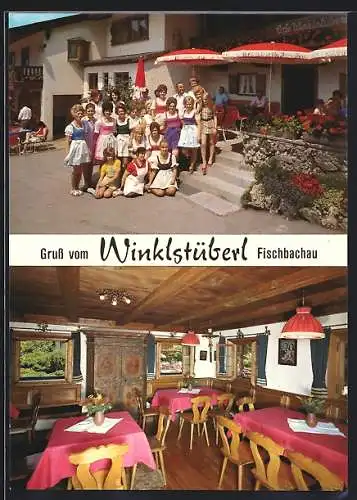 AK Fischbachau / Obb., Café-Pension Winklstüberl