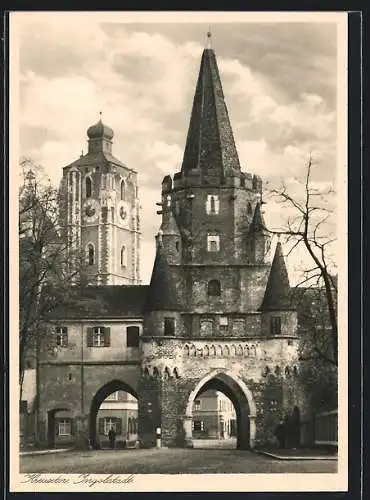 AK Ingolstadt, Blick durch das Kreuztor