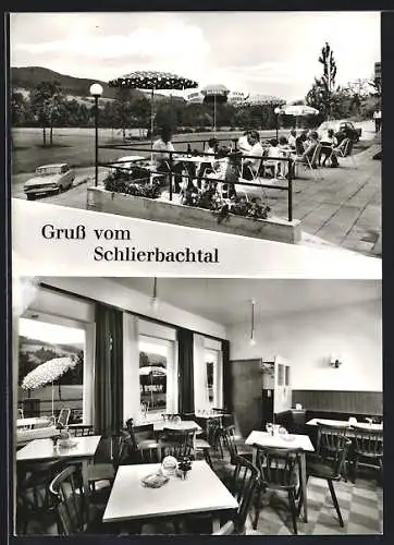 AK Eulsbach / Odw., Gasthof-Pension Zum Schlierbachtal, Bes. Heinz Fendrich