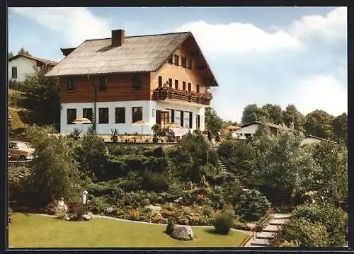 AK Tann /Rhön, Das Berghotel Silberdistel, Inh. Hans und Gustel Weiss