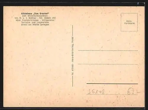 AK Mittelkalbach / Rhön, Gästehaus Zum Grashof