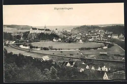 AK Sigmaringen, Panoramaansicht