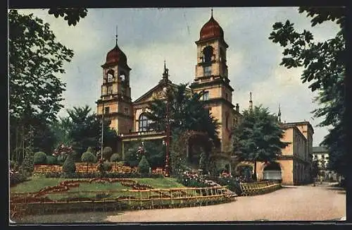 AK Pforzheim, Gasthaus Saalbau im Stadtgarten