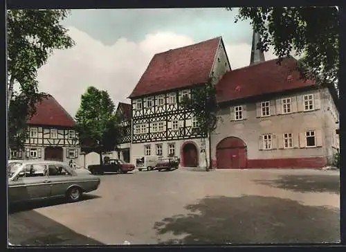 AK Sesslach /Ofr., Partie am Marktplatz