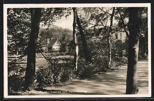 AK Wilhelmshaven, Ausblick vom Parkmittelweg