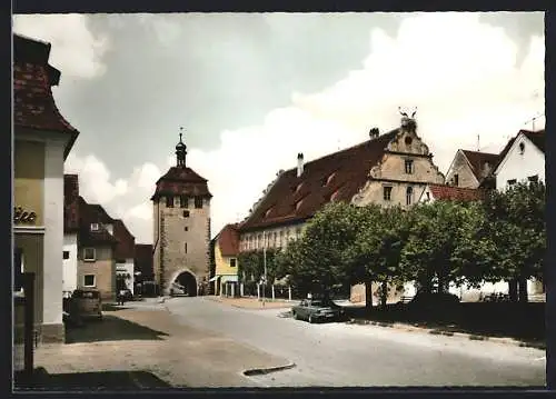 AK Schlüsselfeld, Partie am Gasthof Storch