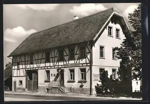 AK Stetten bei Meersburg, Gasthaus zum Grünen Baum. Bes. Karl Boll